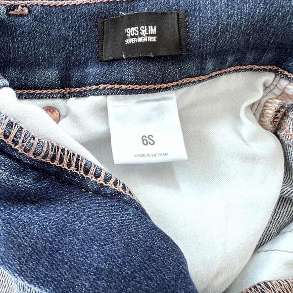 Express Blue Straight Leg Jeans - Picture 9 of 9